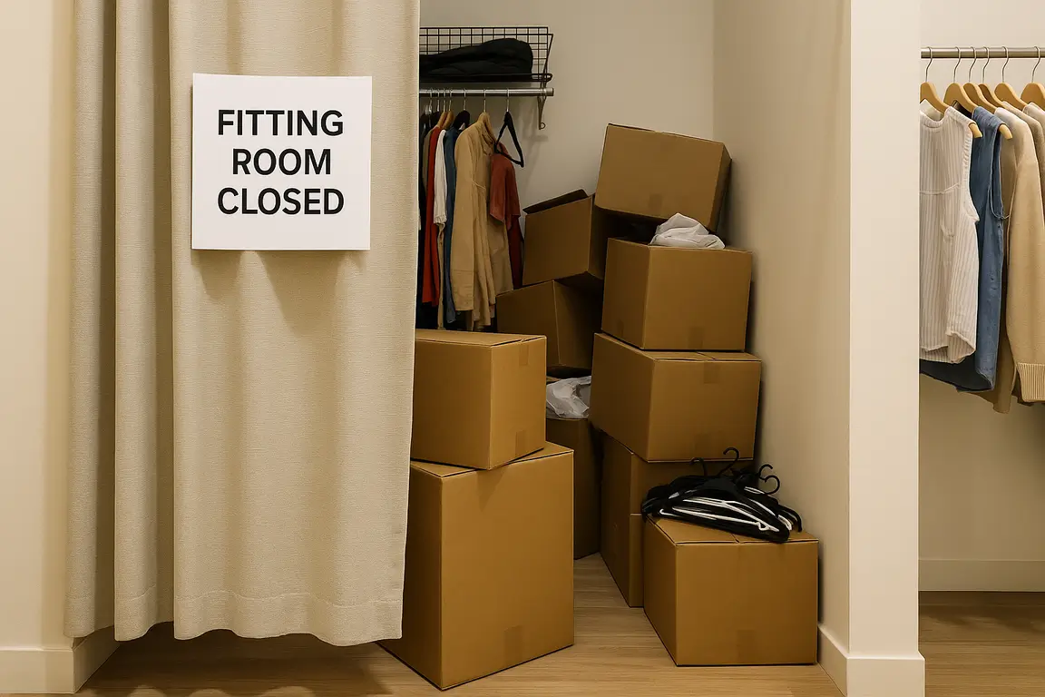 Camerini chiusi: il problema retail che costa caro